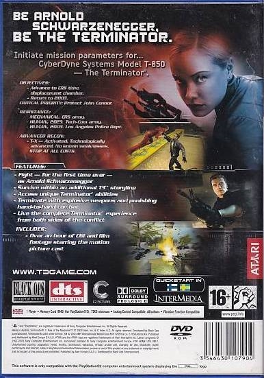 Terminator 3 Rise of the Machines - PS2 (Genbrug)